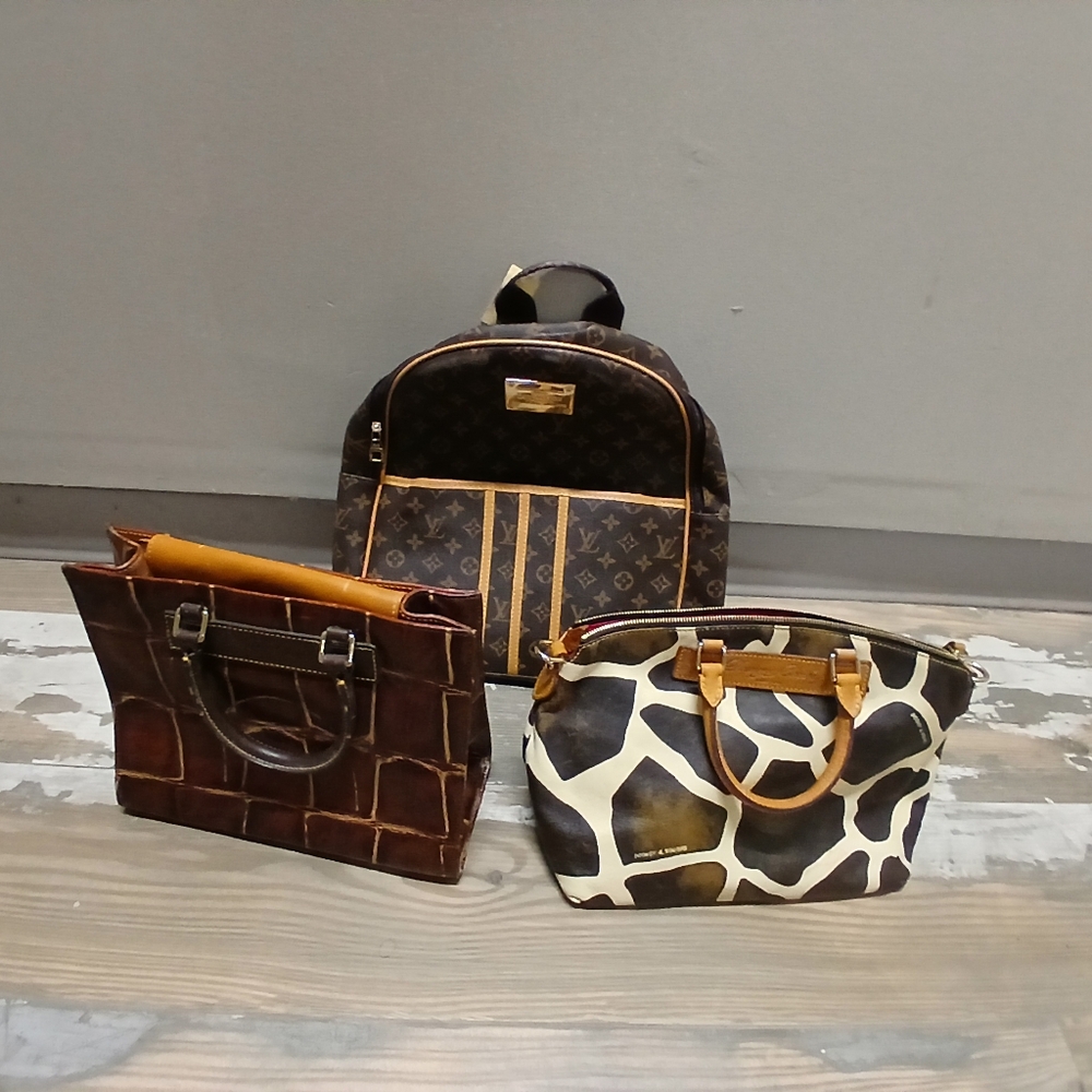 Lot of Assorted Bags Including Dooney and Bourke